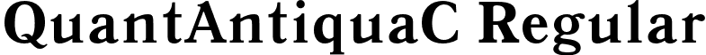 QuantAntiquaC Regular font - QuantAntiquaC-Bold.otf