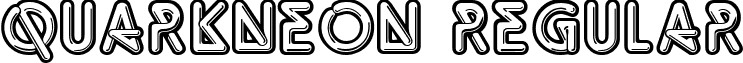 QuarkNeon Regular font - QuarkNeon_Regular.ttf