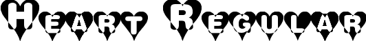 Heart Regular font - Heart.ttf