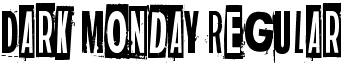 Dark monday Regular font - Dark_monday.ttf