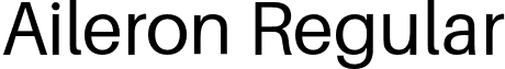 Aileron Regular font - Aileron-Regular.otf