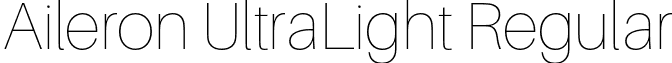 Aileron UltraLight Regular font - Aileron-UltraLight.otf