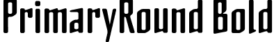 PrimaryRound Bold font - PrimaryRound-Bold.otf