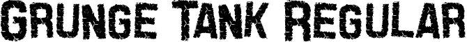 Grunge Tank Regular font - Grunge_Tank.otf