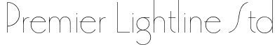 Premier Lightline Std font - PremierLightlineStd.otf