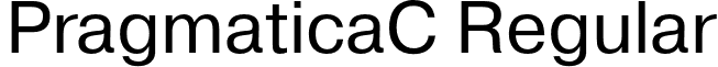 PragmaticaC Regular font - PragmaticaC.otf