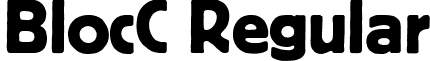 BlocC Regular font - PT_Bloc_Cyrillic.ttf