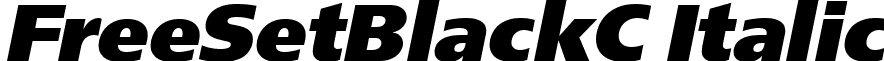 FreeSetBlackC Italic font - PT_FreeSet_Black_Oblique_Cyrillic.ttf