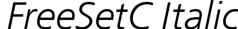 FreeSetC Italic font - PT_FreeSet_Oblique_Cyrillic.ttf
