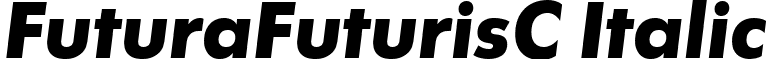 FuturaFuturisC Italic font - PT_FuturaFuturis_ExtraBold_Italic_Cyrillic.ttf