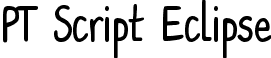 PT Script Eclipse font - PT_Script_Eclipse.ttf