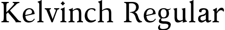 Kelvinch Regular font - Kelvinch-Roman.otf