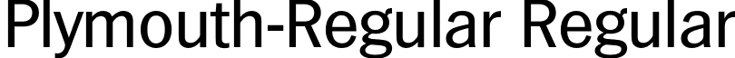 Plymouth-Regular Regular font - Plymouth-Regular.otf