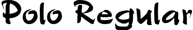 Polo Regular font - Polo_Regular.ttf