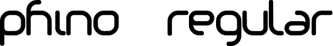 Phino Regular font - Phino.otf