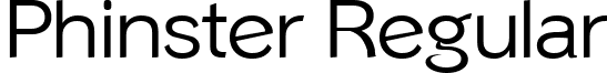 Phinster Regular font - Phinster_Regular.ttf