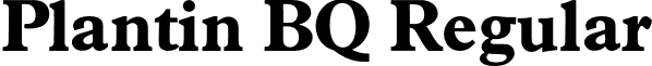 Plantin BQ Regular font - PlantinBQ-Bold.otf
