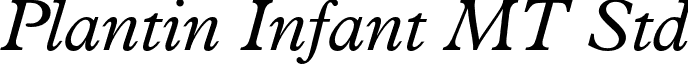 Plantin Infant MT Std font - PlantinInfantMTStd-Italic.otf