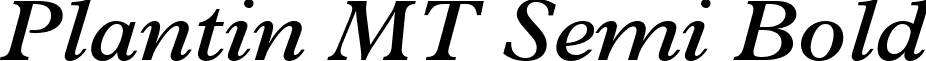 Plantin MT Semi Bold font - Plantin_MT_Semi_Bold_Italic.ttf