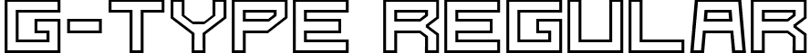 G-Type Regular font - gomarice_g_type.ttf