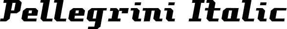 Pellegrini Italic font - Pellegrini_Italic.ttf