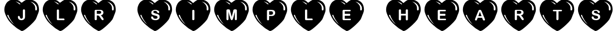 JLR Simple Hearts font - JLRSH___.TTF