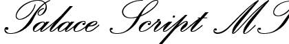 Palace Script MT font - Palace_Script_MT_Semi_Bold.ttf