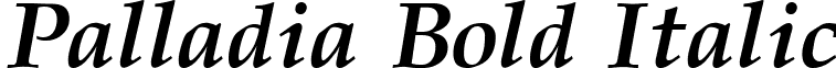 Palladia Bold Italic font - Palladia_Bold_Italic.ttf