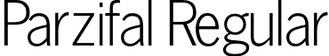 Parzifal Regular font - Parzifal.otf