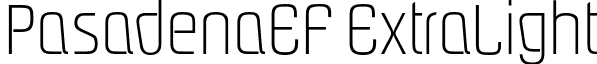 PasadenaEF ExtraLight font - PasadenaEF-ExtraLight.otf