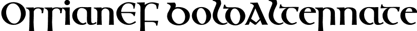 OssianEF BoldAlternate font - OssianEF-BoldAlternate.otf