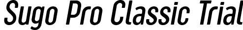 Sugo Pro Classic Trial font - Sugo-Pro-Classic-Light-Italic-trial.ttf