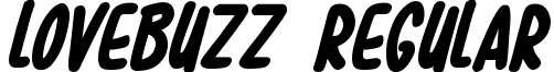 Lovebuzz Regular font - Lovebuzz.otf