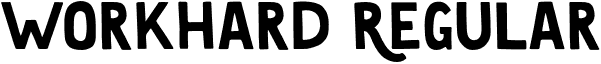 Workhard Regular font - Workhard-Regular.otf