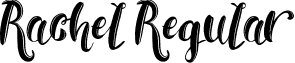 Rachel Regular font - Rachel.otf