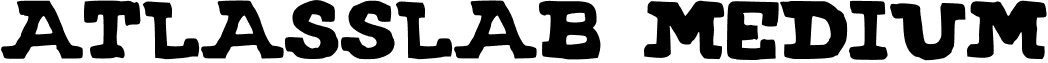 AtlasSlab Medium font - Atlas_slab.ttf