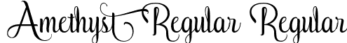 Amethyst Regular Regular font - Amethyst.otf