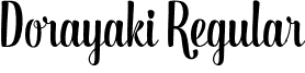 Dorayaki Regular font - Dorayaki.otf
