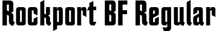 Rockport BF Regular font - Rockport BF Bold.ttf