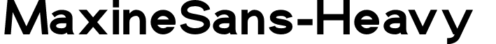 MaxineSans-Heavy & font - Maxine Sans Heavy.otf