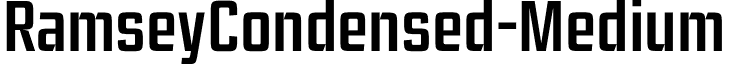RamseyCondensed-Medium & font - Ramsey Condensed Medium.otf