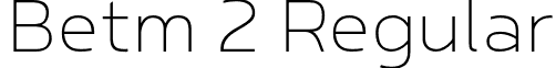 Betm 2 Regular font - Betm-Regular6.otf