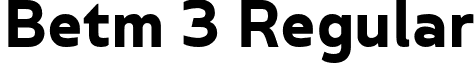 Betm 3 Regular font - Betm-Regular5.otf