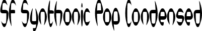 SF Synthonic Pop Condensed font - sf-synthonic-pop.condensed.ttf