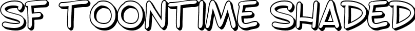 SF Toontime Shaded font - sf-toontime.shaded.ttf