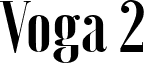 Voga 2 font - Voga Bold.ttf