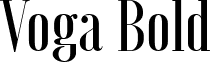 Voga Bold font - Voga Medium.ttf