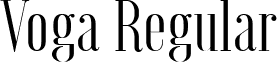 Voga Regular font - Voga Regular.ttf