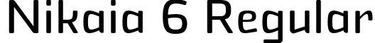 Nikaia 6 Regular font - Nikaia.ttf