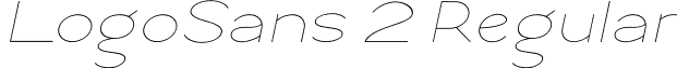 LogoSans 2 Regular font - Logo Sans Light Italic.ttf